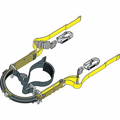 Lineworker Pole Climbing Straps image